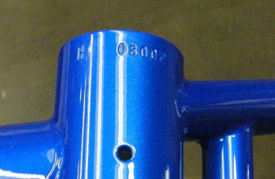 photo of serial number