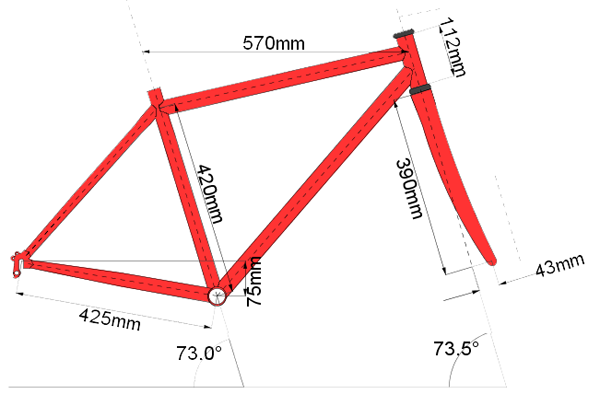 Bike on sale frame dimensions