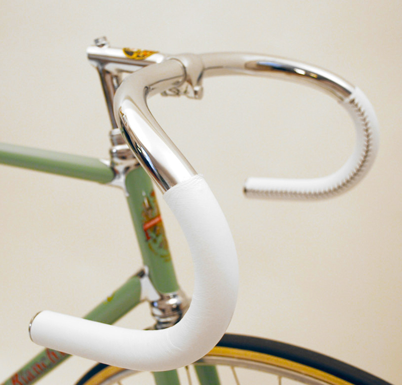 Bianchi Pista 1964 Bike Restoration - handlebars